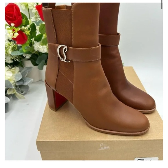 Christian Louboutin Chelsea ankle booty 70 size 39.5 made in Italy - Picture 5 of 5